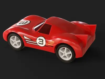 Toy Car 3D model from CGTrader - PBR