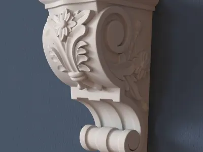 Decorative Corbel 3D model 16
