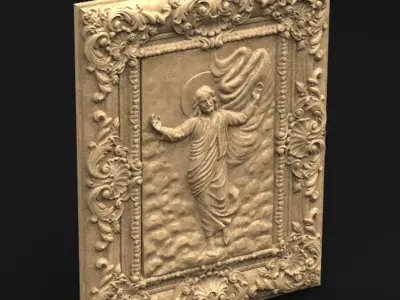 Jesus Ascension 3D model