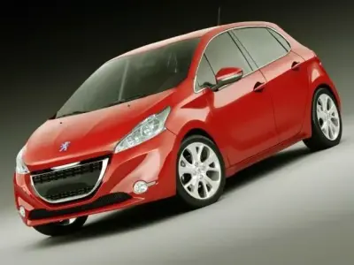 Peugeot 208 5 door 3D model