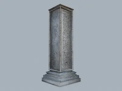 monolith Low-poly 3D model