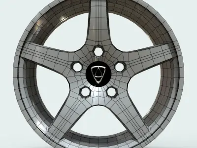 Affekta Rim 1 Sport Tuning Design Concept Low-poly 3D model