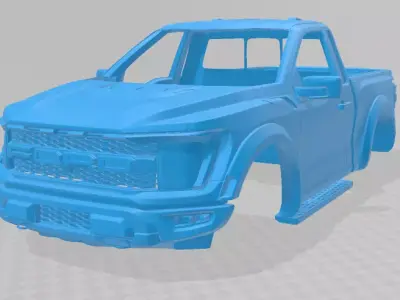F-150 2022 3D print body car 3D print model