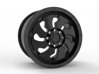 cleaver dually front wheel rim model 3D print model