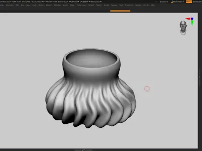 vase 3d print 538 3D print model