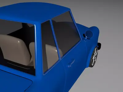 Cartoon Car 3D model