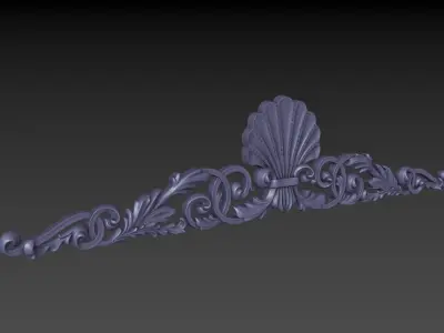 Cartouche Ornament 3D print model