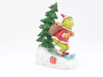 grinch with a christmas tree 3D model