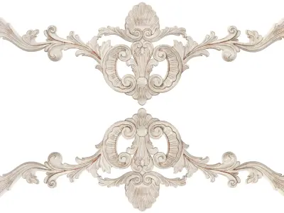 Classic carved 144 3D model
