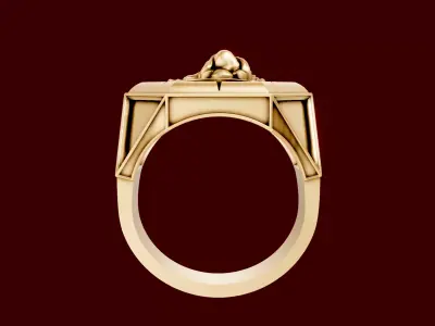 Dog Ring luxury iconic 3D print model