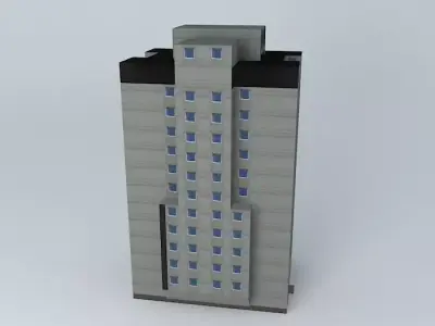 Hotel in Kaunas Free 3D model