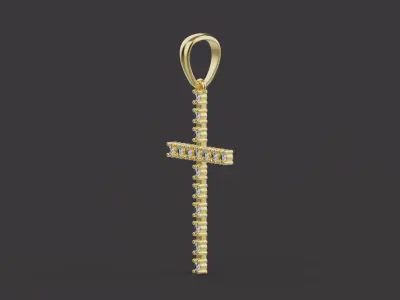 Cross Pendant 53739 3D print model