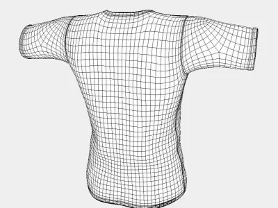 T Shirt Low-poly 3D model