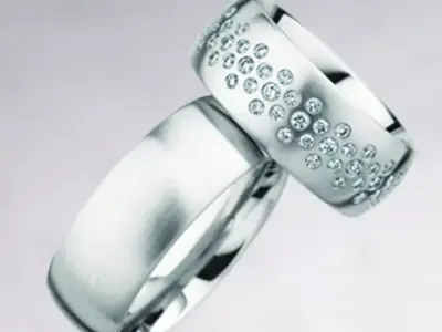 Wedding rings 124 3D print model