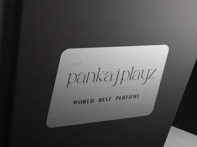 luxury 3d perfume bottle Low-poly 3D model