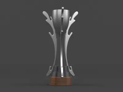 Trophy Cup 3D model 10