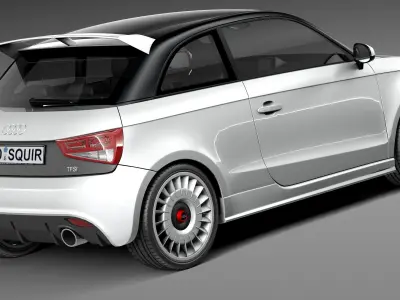 Audi A1 Quattro 2013 3D model