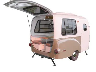 Travel trailer Happier Camper HC1 3D model