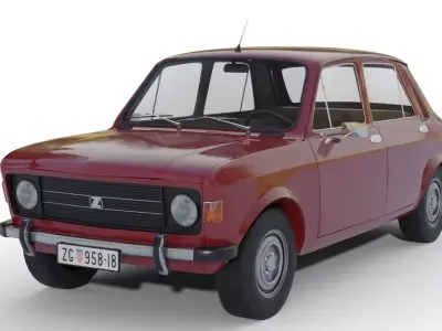 Stojadin Zastava 101 Car  3D model