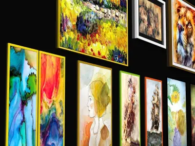 Picture frames 3D model