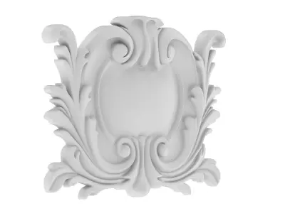 Cartouche Ornament 032 3D model