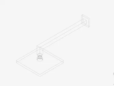 Shower - Head - Luxury - Lane Low-poly 3D model