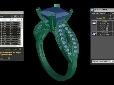 ring code 90 3D print model