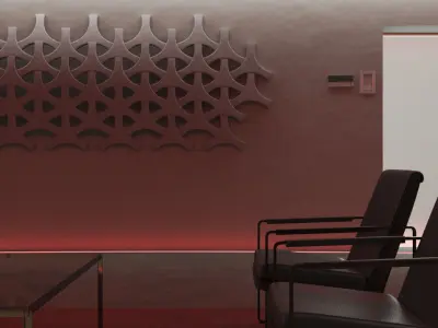 Ex Machina - Pollock Disco Room 3D model