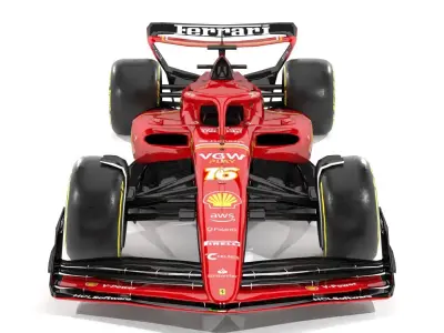 SF-24 Ferrari F1 2024 Low-poly 3D model