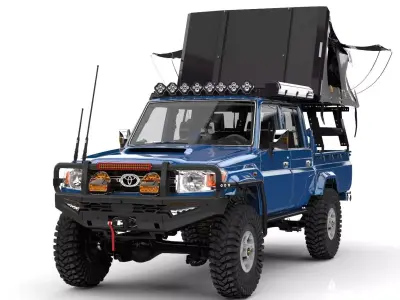 TOYOTA LAND CRUISER SERIE J79 HEMBRITA  Low-poly 3D model