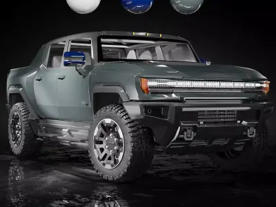 GMC Hummer EV 2024 3d model 3D model