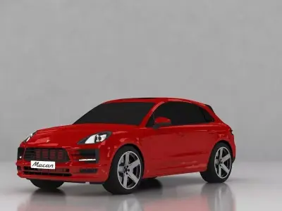 Porsche Macan  2020 3D model