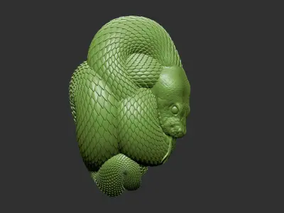 snake head 3D print model