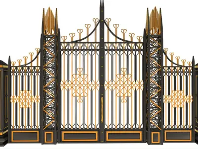 Classic Iron Gate collection 3D model