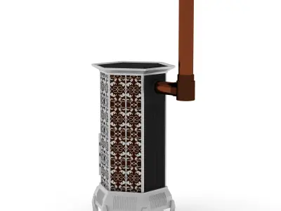Antique Stove 3D model