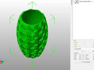 Flower Vase-14 3D print model