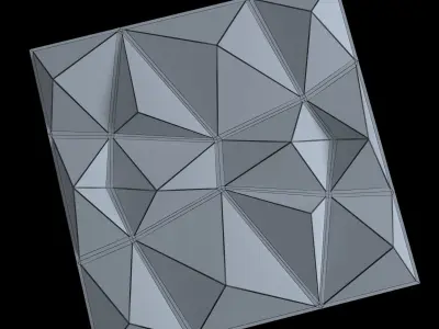 Art3d -Decorative 3D Wall Panels in Diamond Design 3D model