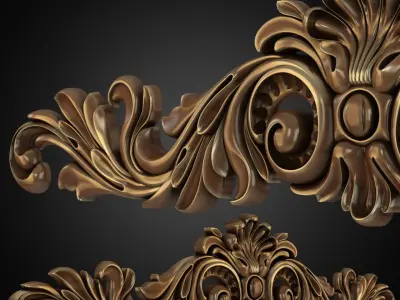 Decor Horizontal 003 3D model