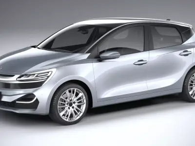 Generic Hatchback v2 2022 3D model