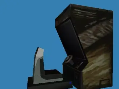 arcade car machine Low-poly 3D model