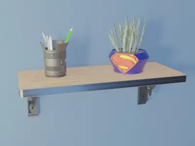 Shelf Bracket 5 3D print model