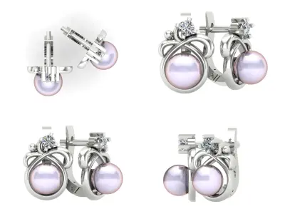 Earrings od107 3D print model