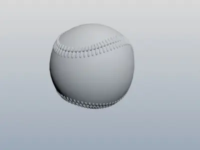baseball ball 3D model