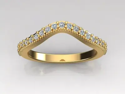 Band Ring 3D print model 97