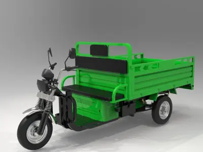 Electric Loader  Low-poly 3D model