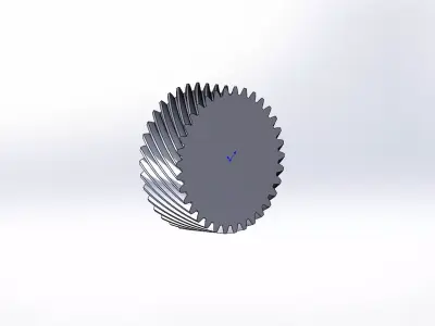 Helikal gear 3D print model