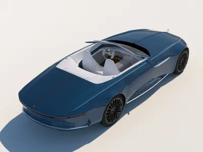Mercedes-Benz Maybach Vision 6 Cabriolet 2018 3D model