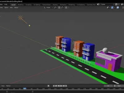 building of goa 3D model