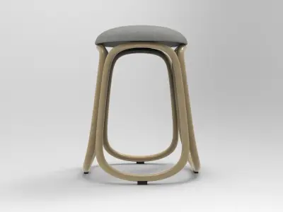 Redy Barstool Low-poly 3D model