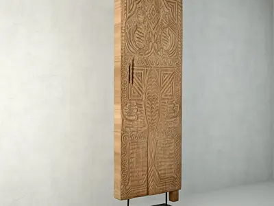 Asmat Door Decor 3D model